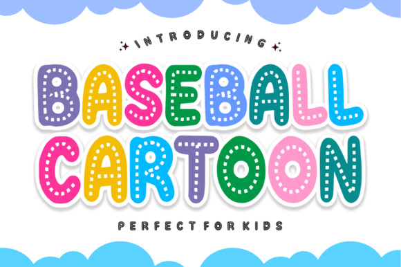 Baseball Cartoon Font for Bold Business Branding