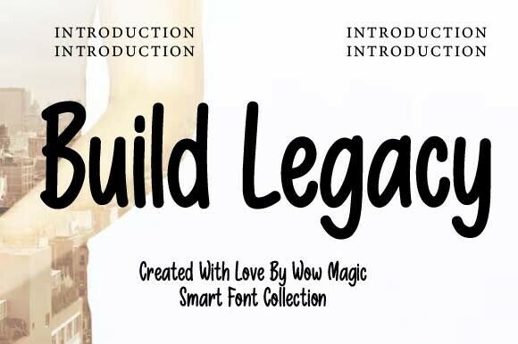 Build Legacy: A Vintage Western Display Font for Makers
