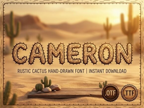 Cameron Font for Bold Southwest Campaigns
