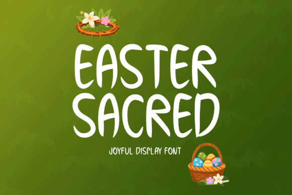 Easter Sacred Font Review for Small Business Branding