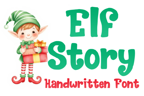 Elf Story: A Festive Display Font for Holiday Campaigns