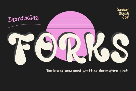 Forks: The Handwritten Display Font for Bold Campaigns