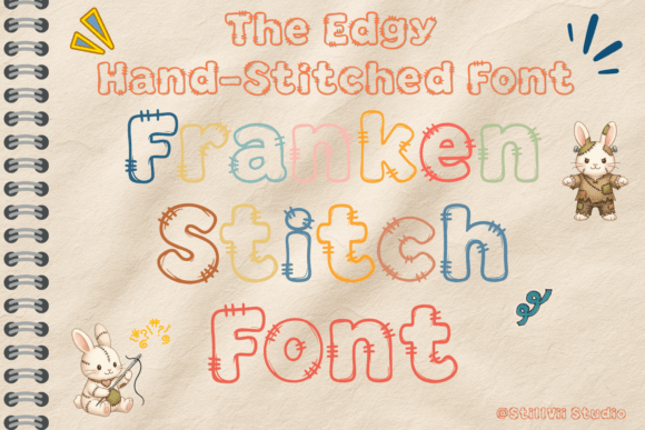Frankenstitch Font for Modern Web Design