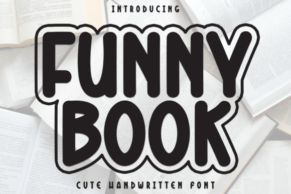 Funny Book Font for Handmade Branding