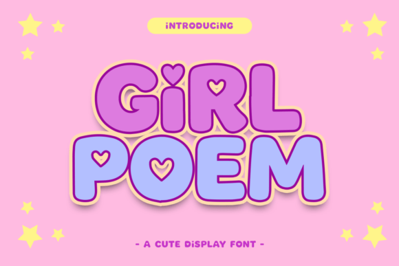 Girl Poem Font: A Whimsical Display Typeface Review