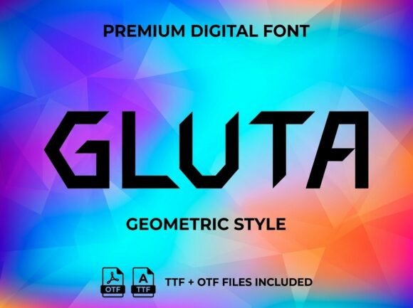 Gluta Typeface: Bold Branding for Modern Business