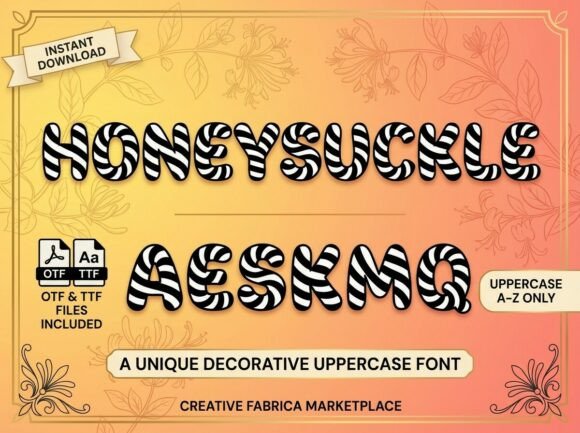 Honeysuckle Font for Bold Brand Identity