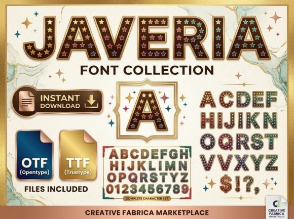 Javeria Display Font for Web Design