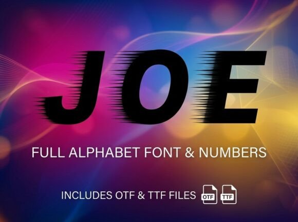 Joe Typeface for Bold Business Branding
