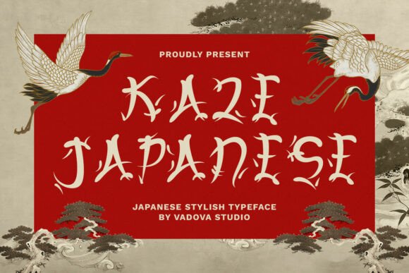 Kaze Japanese Typeface for Bold Campaigns