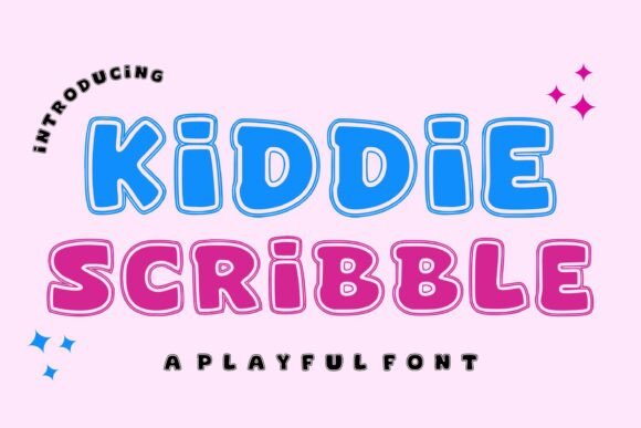 Kiddie Scribble Display Font for Web Design