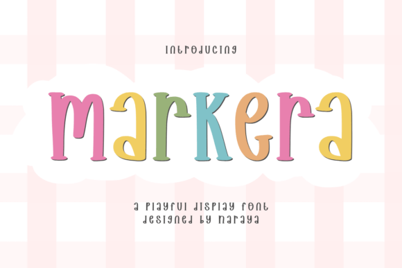 Markera: The Playful Display Font for Scroll-Stopping Content