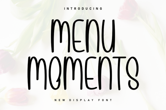 Menu Moments Font Review for Campaign Design