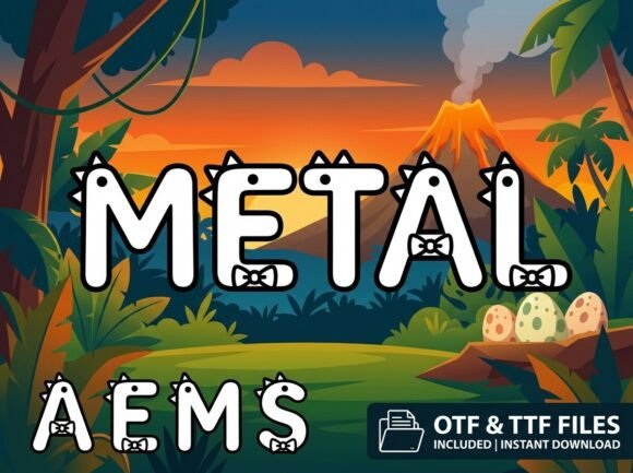 Metal: A Dapper Display Typeface for Editorial Design