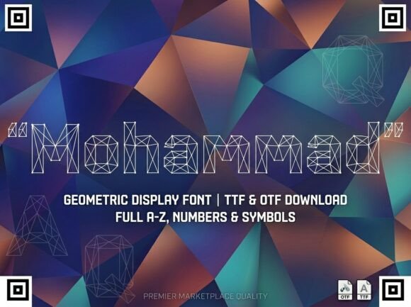 Mohammad Font: The Perfect Display Typeface for Crafters