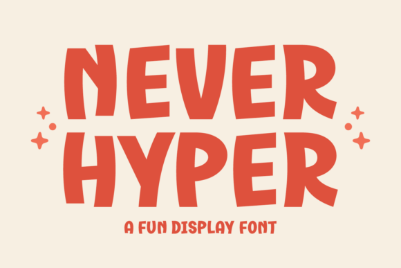 Never Hyper: A Soft Display Font for Modern Editorial Design
