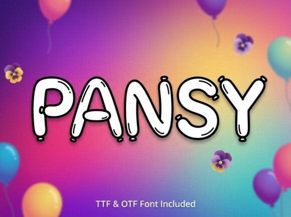 Pansy Typeface: Buoyant Display Fonts for Campaigns
