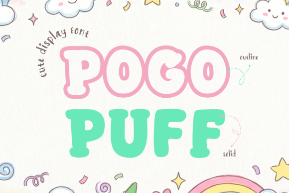 Pogo Puff: A Lively Display Font for Web Design