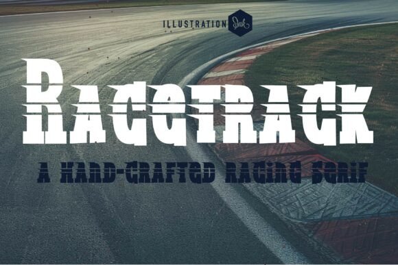 Racetrack Font: High-Velocity Display Typography