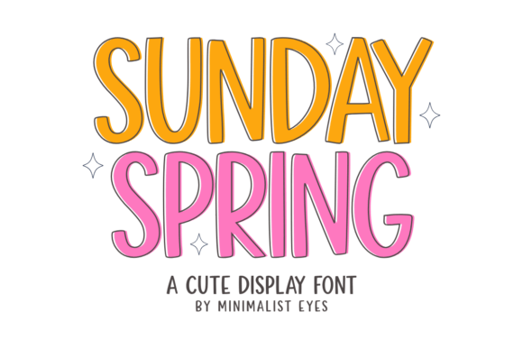 Sunday Spring: The Playful Display Font for Bold Campaigns