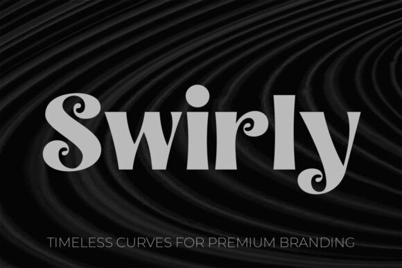 Swirly Typeface for Scroll-Stopping Visuals