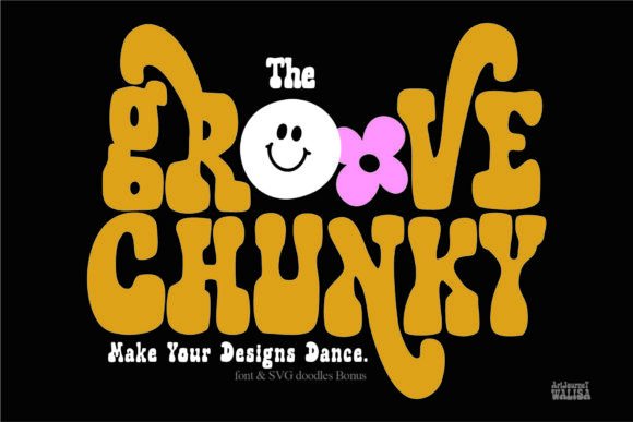 The Groove Chunky Typeface for Bold Branding