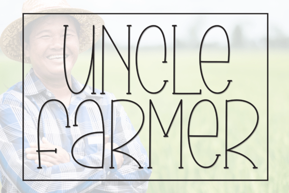 Uncle Farmer Typeface for Warm Brand Identity